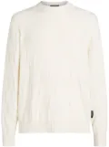 Karl Lagerfeld checkered jumper - White