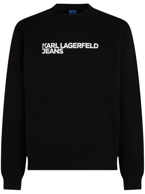 Karl Lagerfeld Paris Sudadera Clásica Con Logotipo Para Hombre, Negro, Pequeña