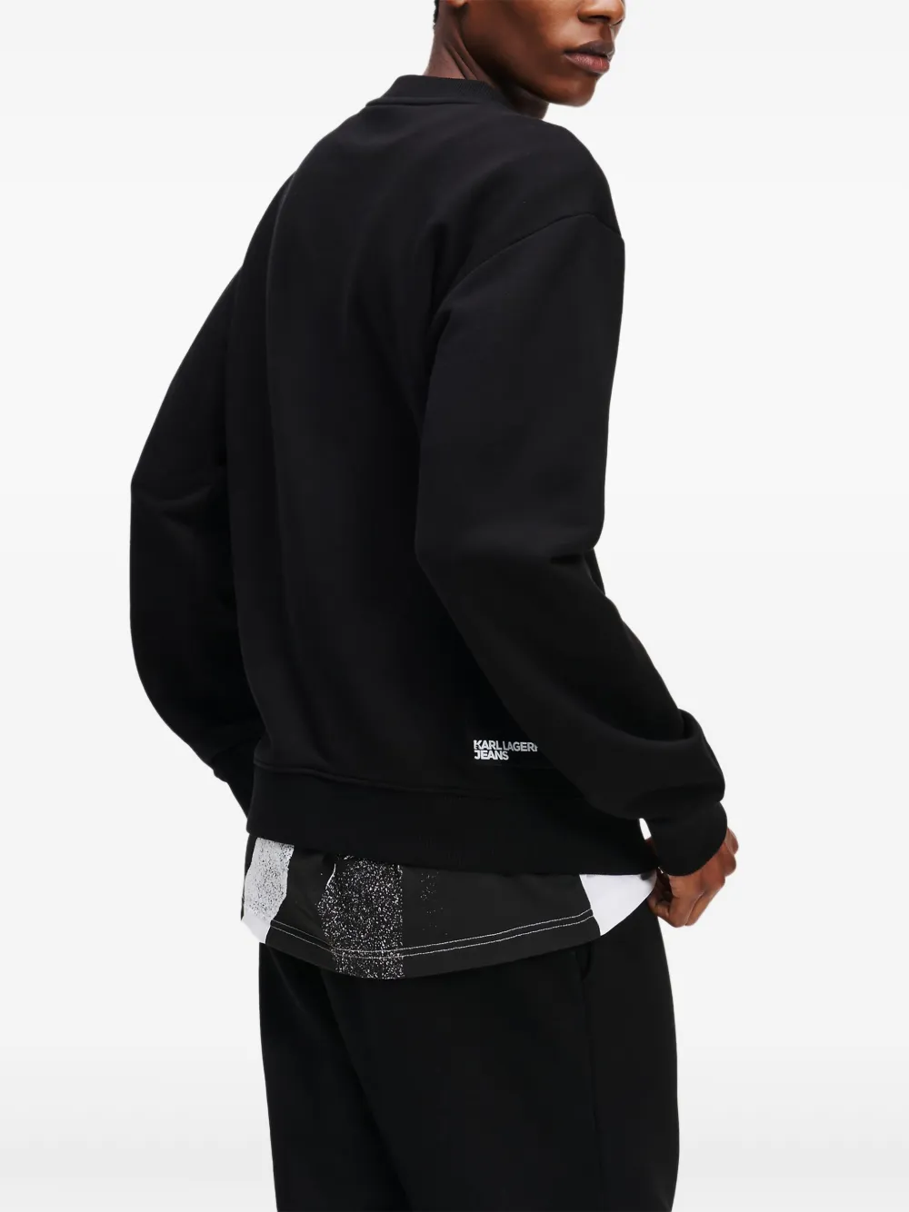 Karl Lagerfeld Jeans Essential sweater met logo Zwart
