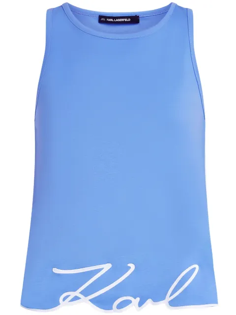 Karl Lagerfeld logo-detail top