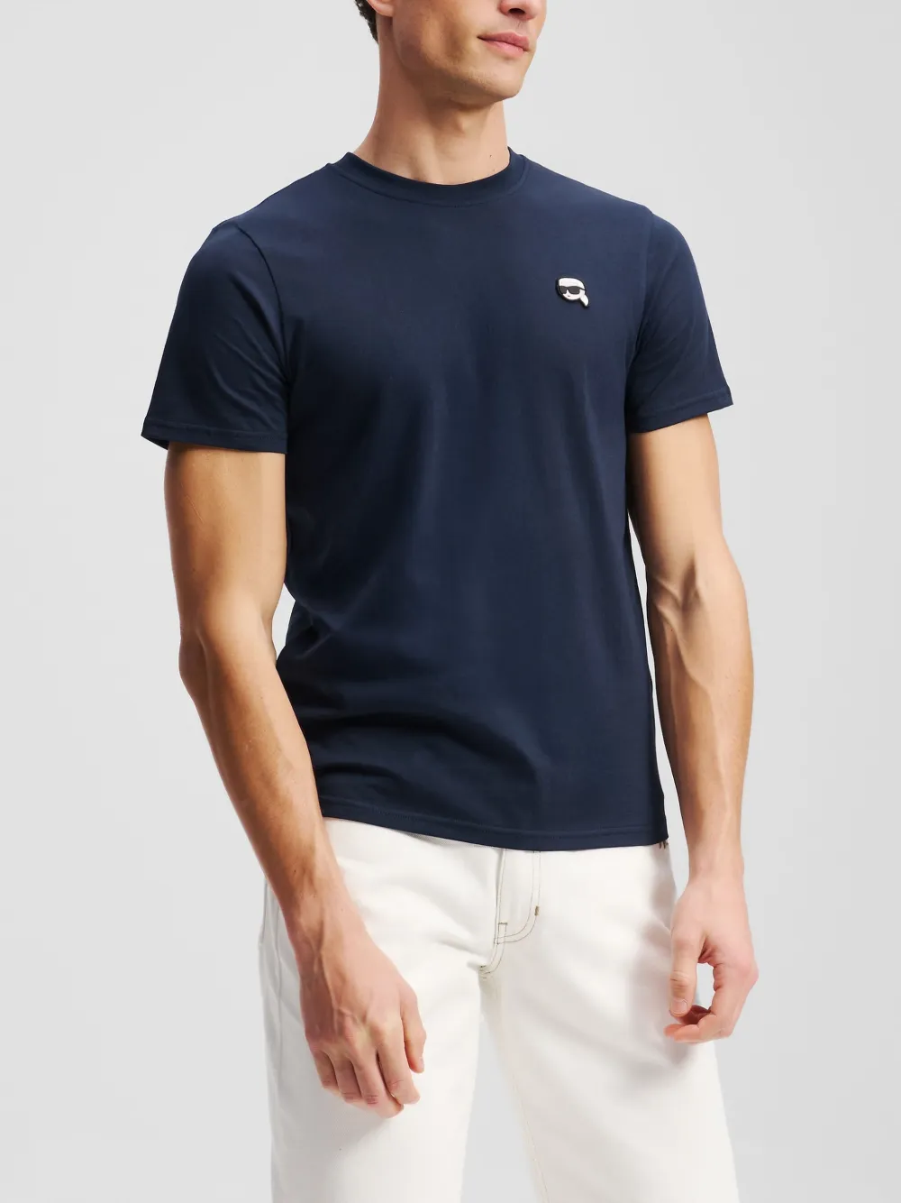 Karl Lagerfeld Ikon T-shirt Blauw
