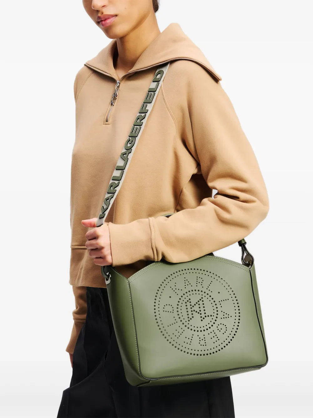 Karl Lagerfeld Kleine K/Circle tas - Groen