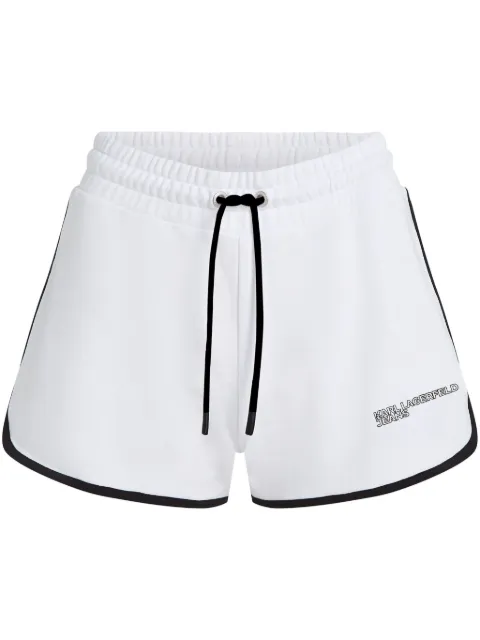 Karl Lagerfeld Jeans shorts deportivos con cordones en la pretina