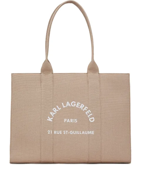 Karl Lagerfeld large Rue St-Guillaume tote bag