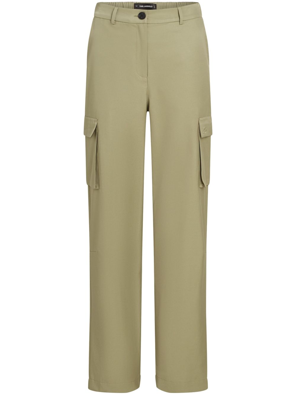 cotton-blend cargo trousers