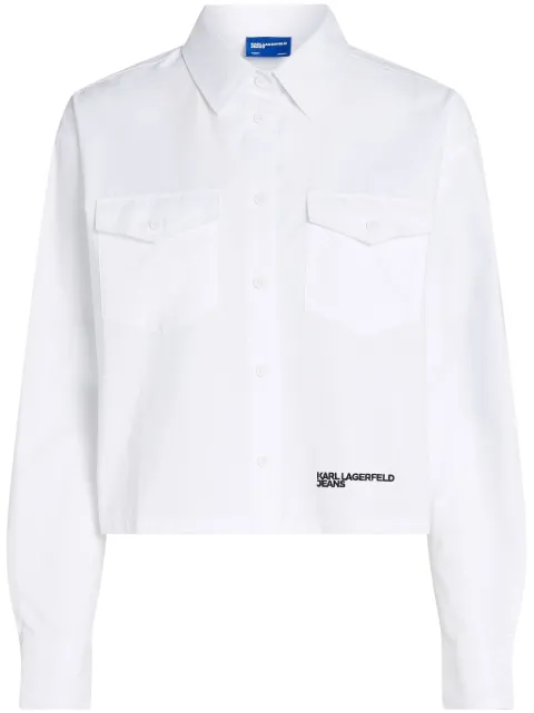 Karl Lagerfeld Jeans camisa con botones