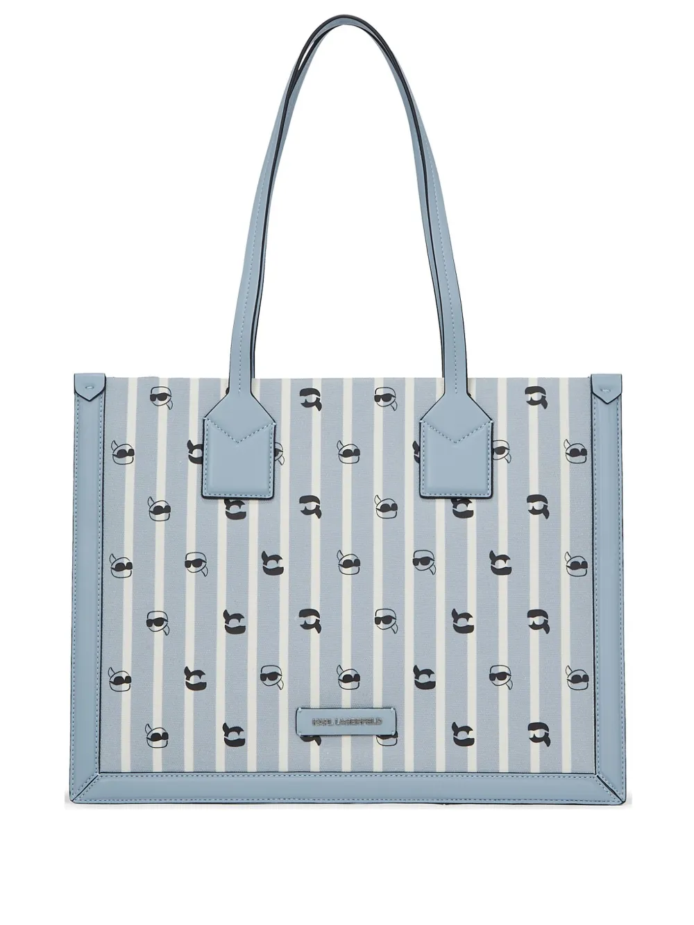 Karl Lagerfeld Ikon medium shopper Blauw