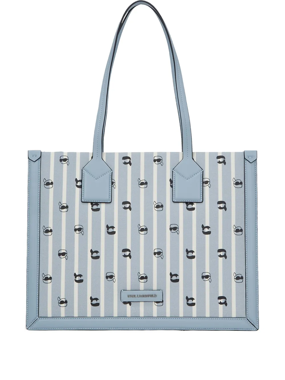 Karl Lagerfeld Ikon medium shopper Blauw