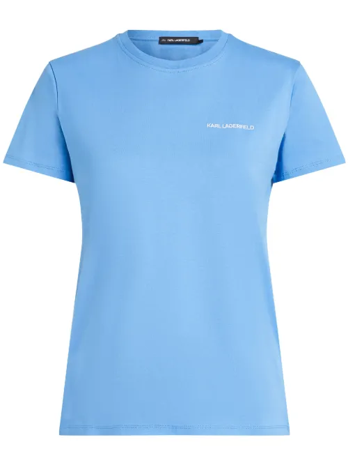 T-shirt à logo brodé - Karl Lagerfeld - Modalova