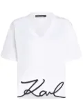 Karl Lagerfeld Signature T-shirt - White