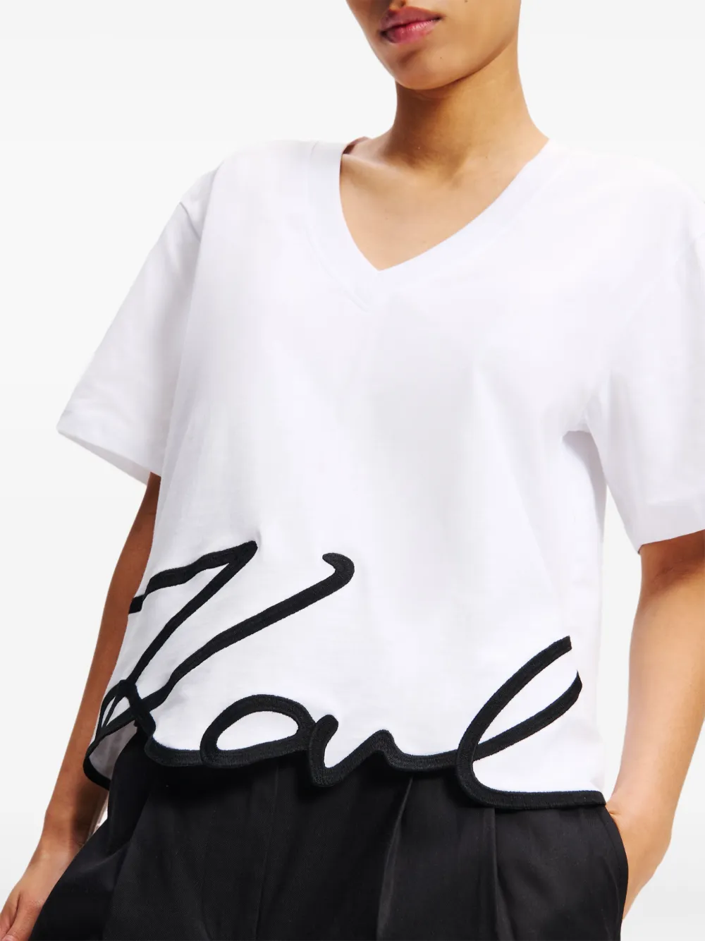 Karl Lagerfeld Kenmerkend T-shirt Wit