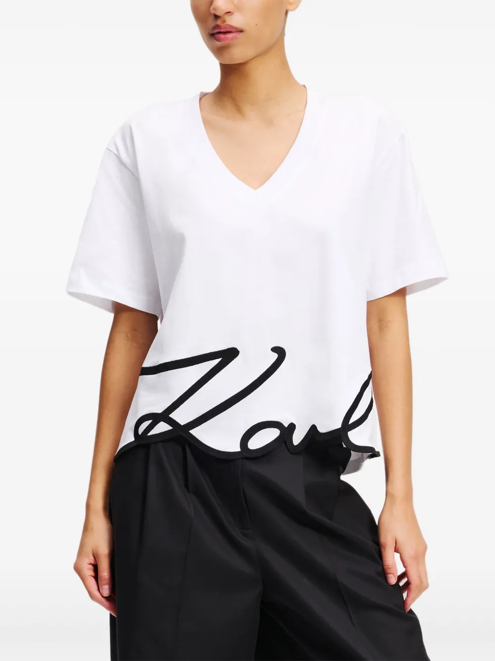 Karl Lagerfeld Kenmerkend T-shirt Wit