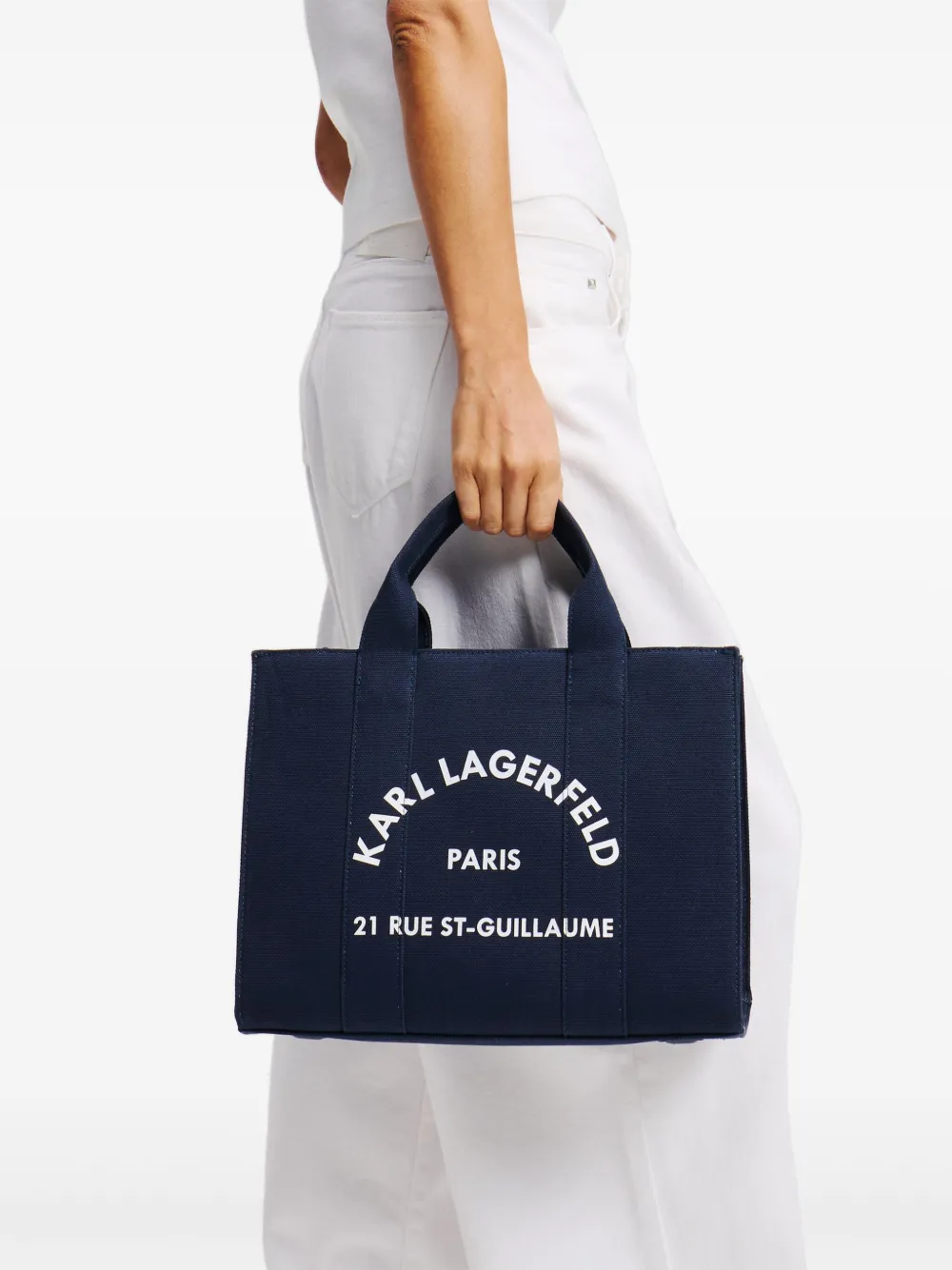 Karl Lagerfeld Rue St-Guillaume shopper - Blauw