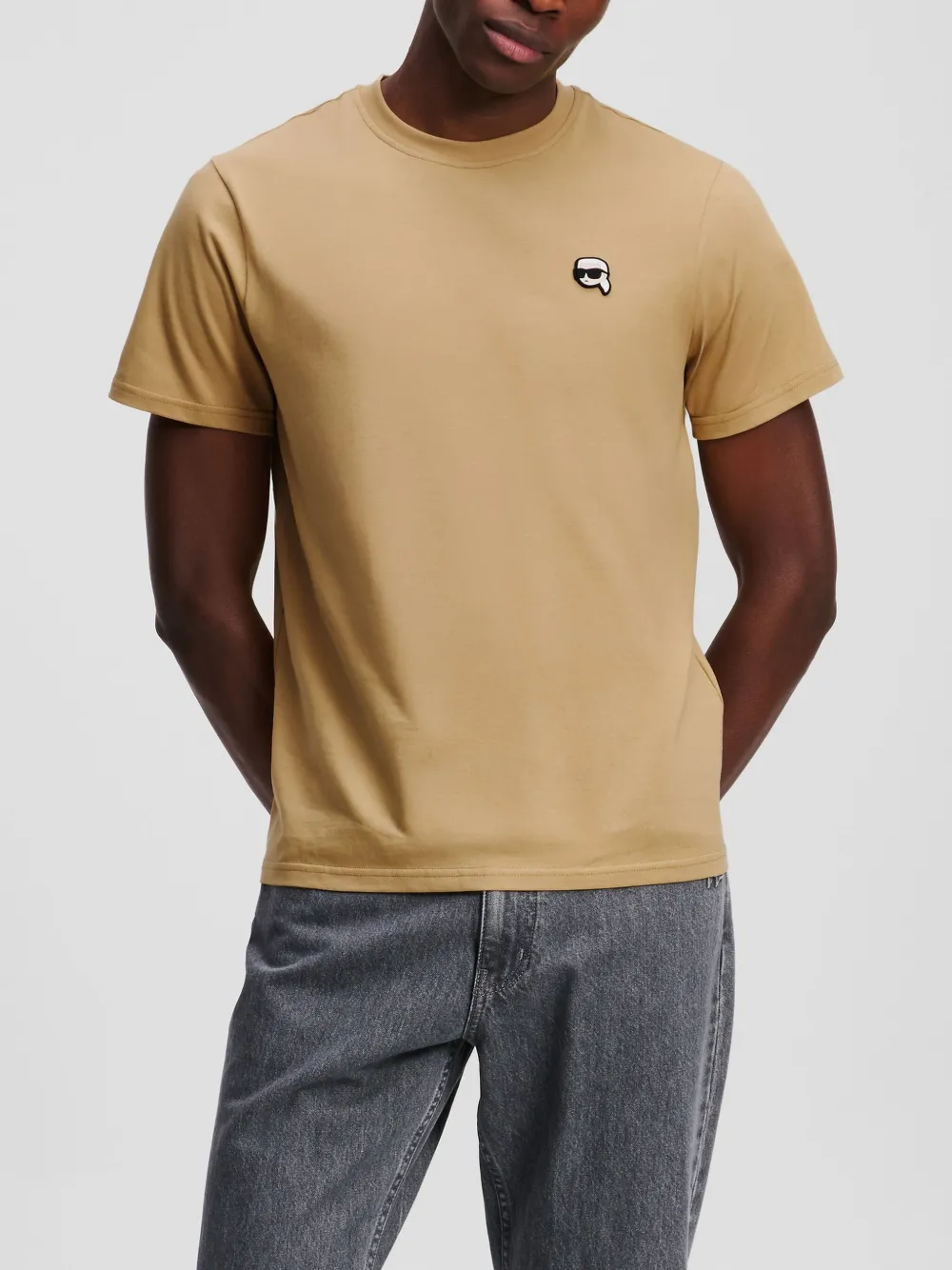 Karl Lagerfeld Ikon T-shirt Bruin