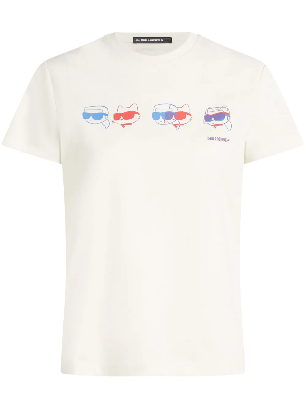 Karl Lagerfeld playera Ikon Color-Pop | blanco | Image 1