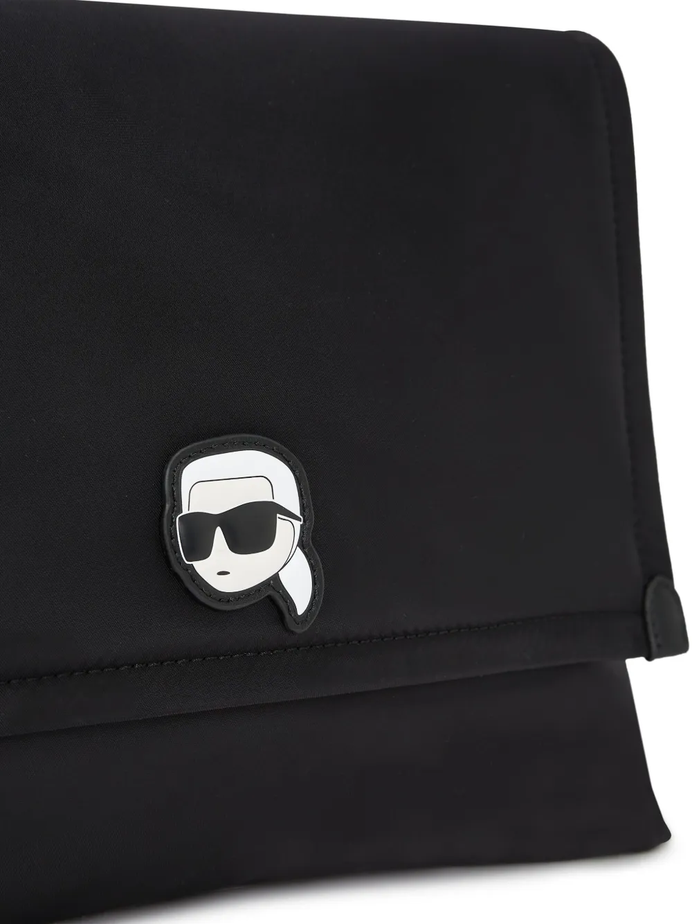 Karl Lagerfeld Ikon grote schoudertas Zwart