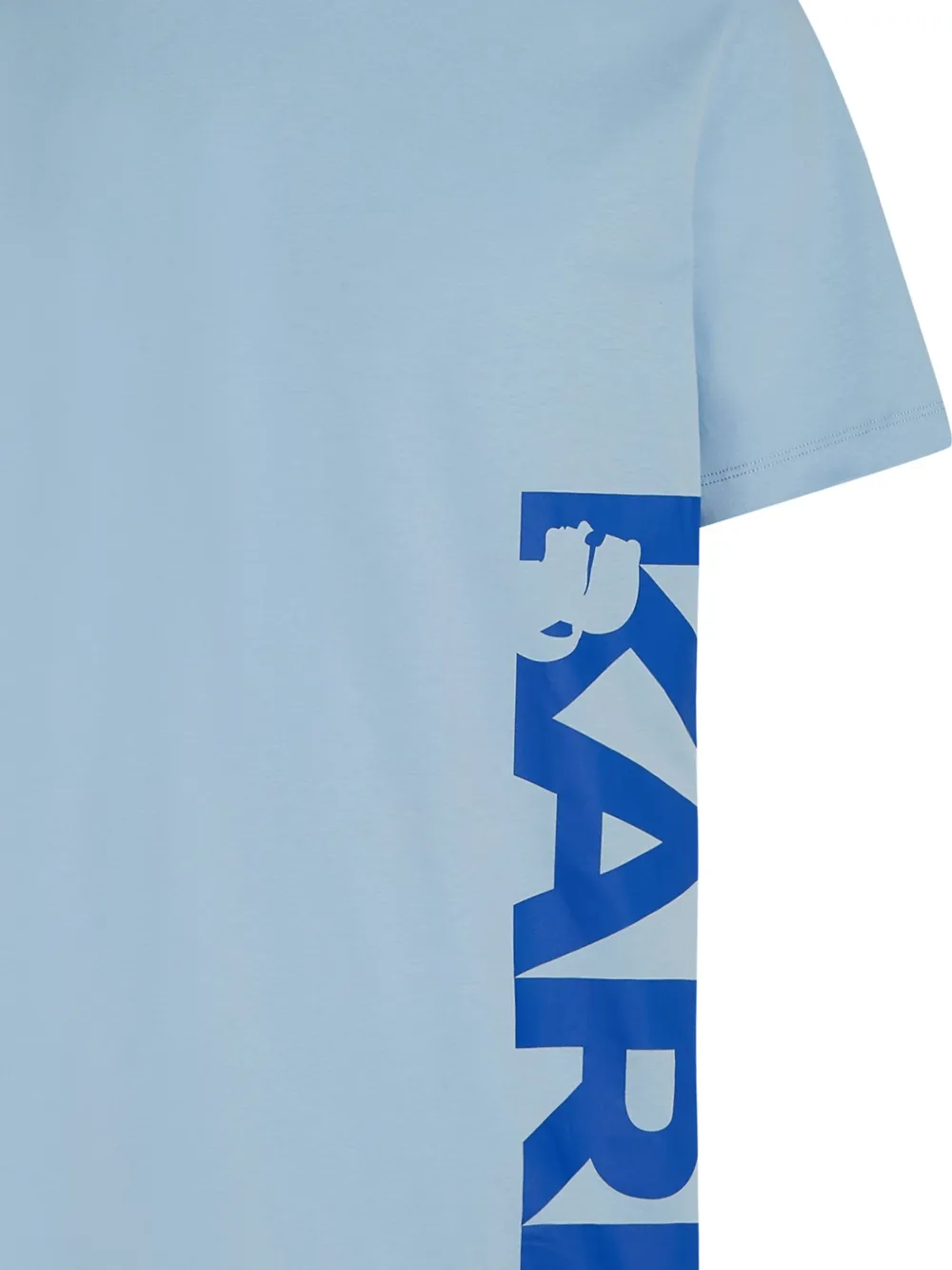 Karl Lagerfeld T-shirt met logoprint - Blauw