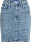 Karl Lagerfeld Jeans patchwork denim mini skirt - Blue