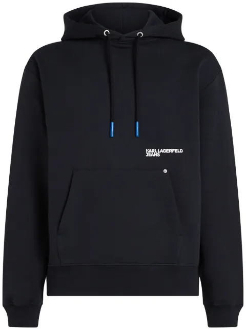 Karl Lagerfeld Jeans hoodie con estampado gráfico