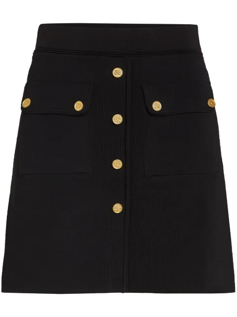 Karl Lagerfeld falda con logo grabado