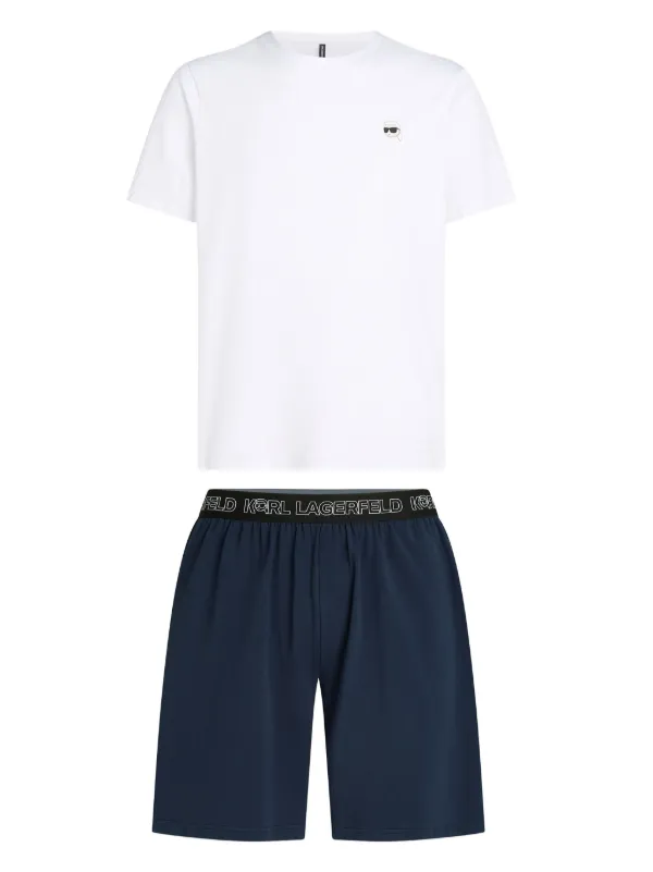 Karl Lagerfeld Pijama Ikon Blanco FARFETCH CL