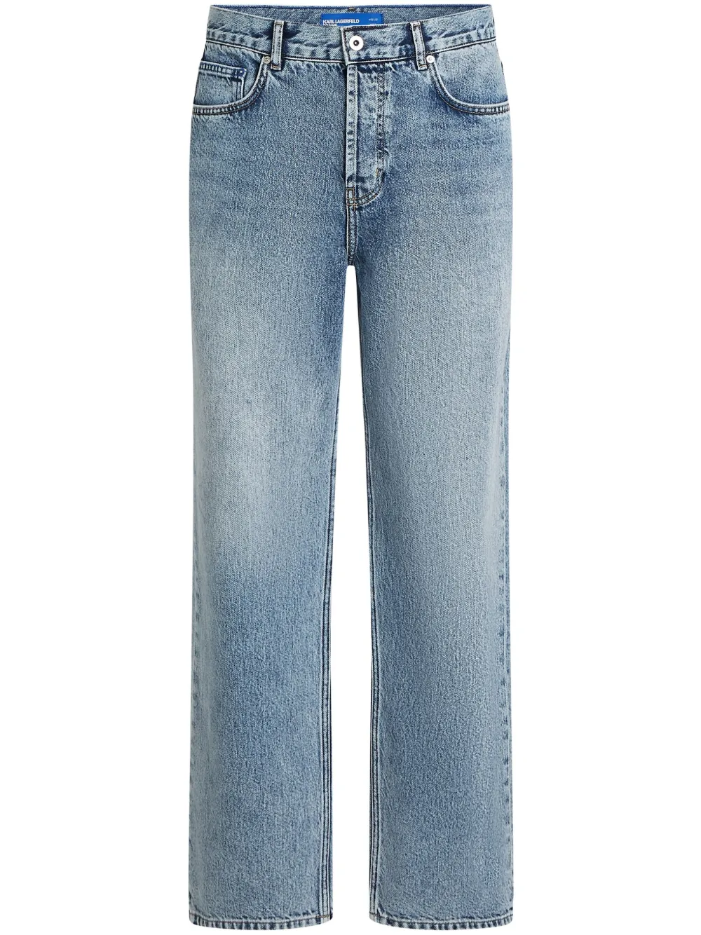 straight-leg jeans