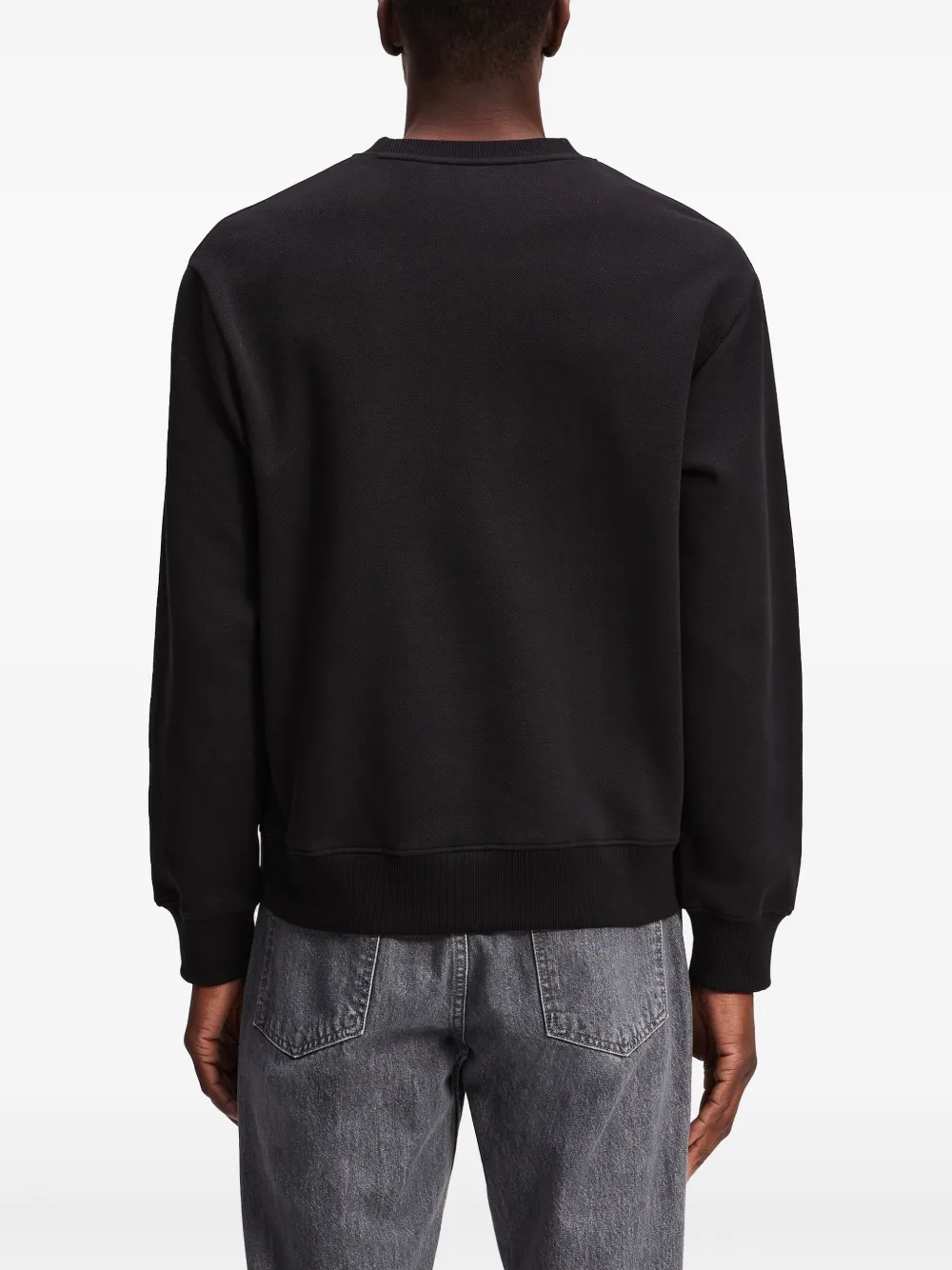 Karl Lagerfeld Sweater met logoprint Zwart