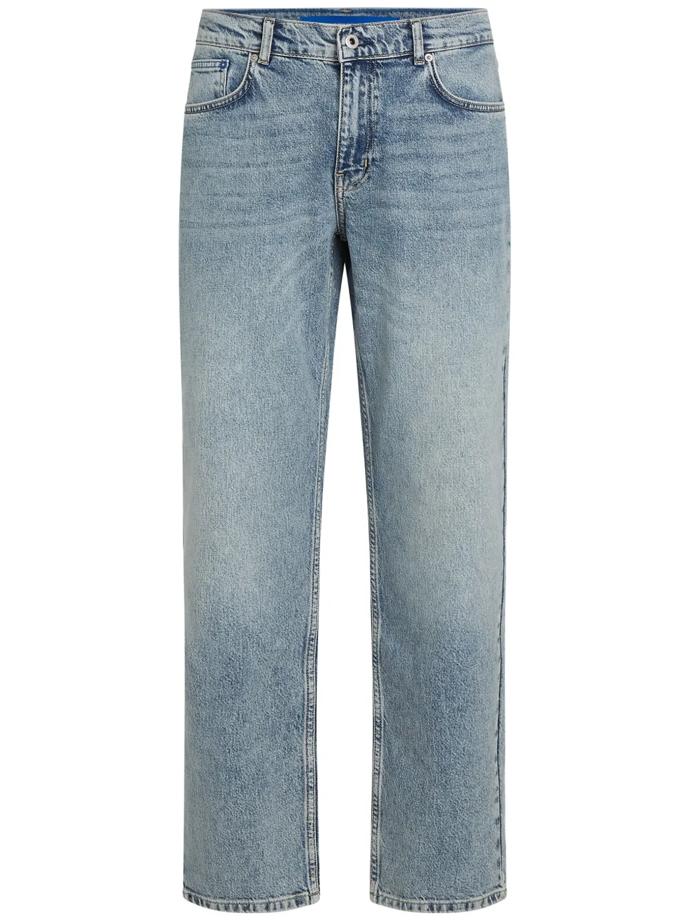 straight-leg jeans