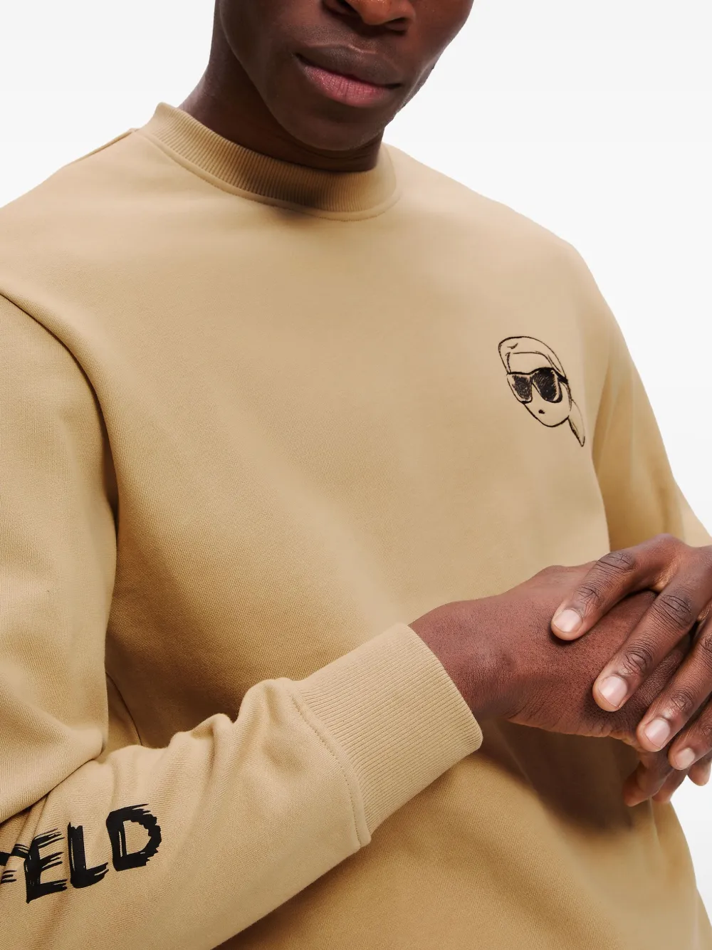 Karl Lagerfeld Ikonik Karl sweater Bruin