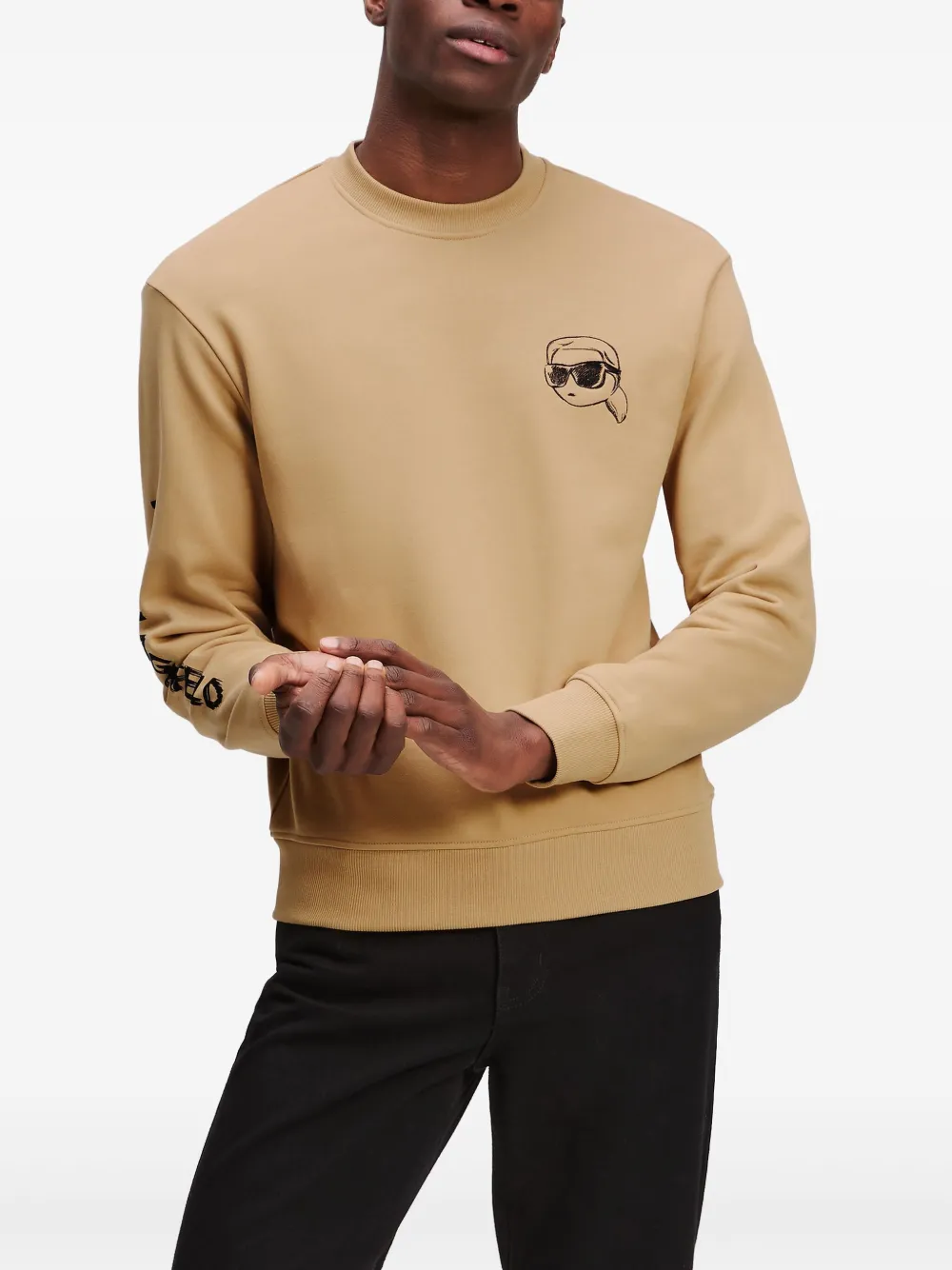 Karl Lagerfeld Ikonik Karl sweater Bruin