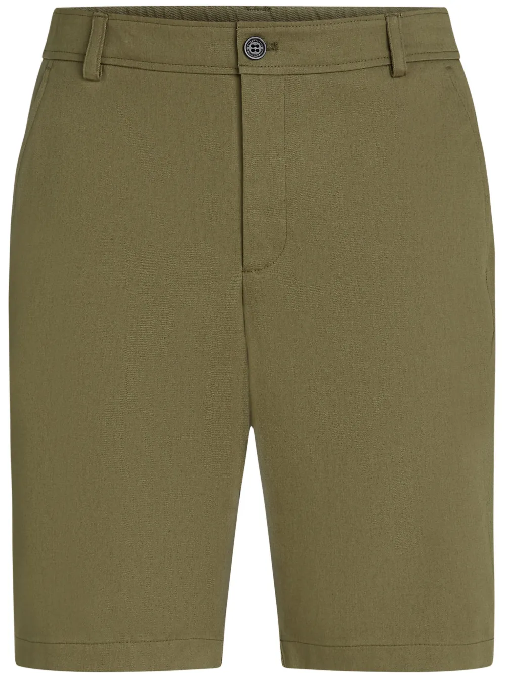 Karl Lagerfeld logo-embroidered chino shorts | Green | Image 1