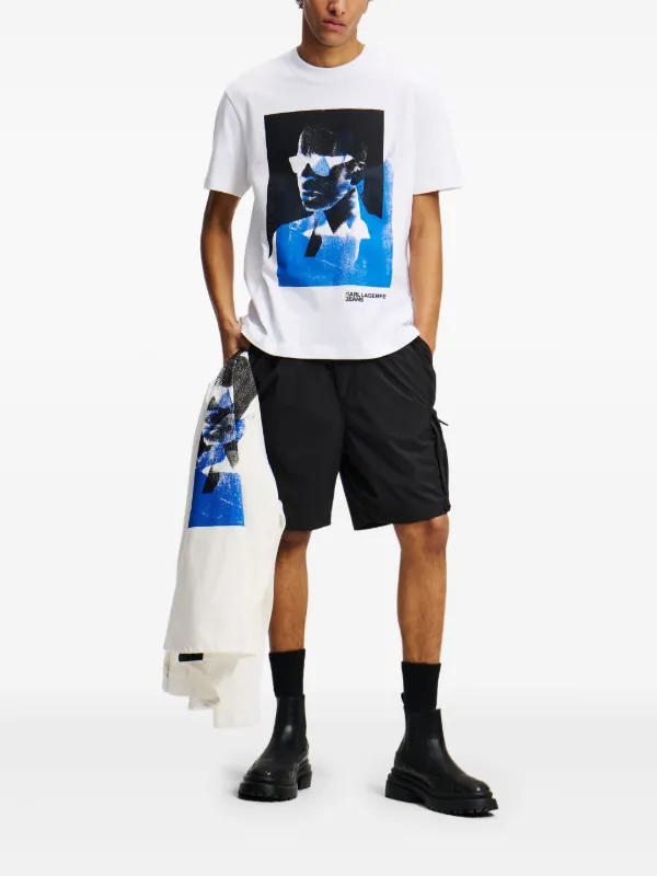 Ikon panelled T-shirt