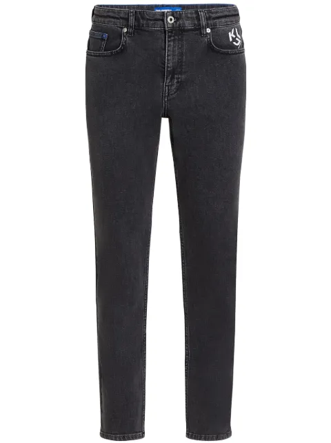 Karl Lagerfeld Jeans logo-print skinny jeans
