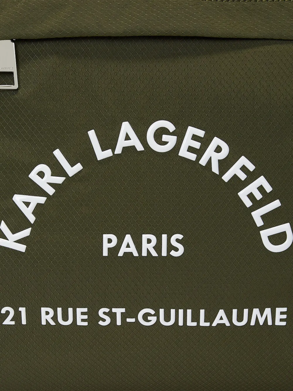 Karl Lagerfeld Rue St-Guillaume duffeltas Groen
