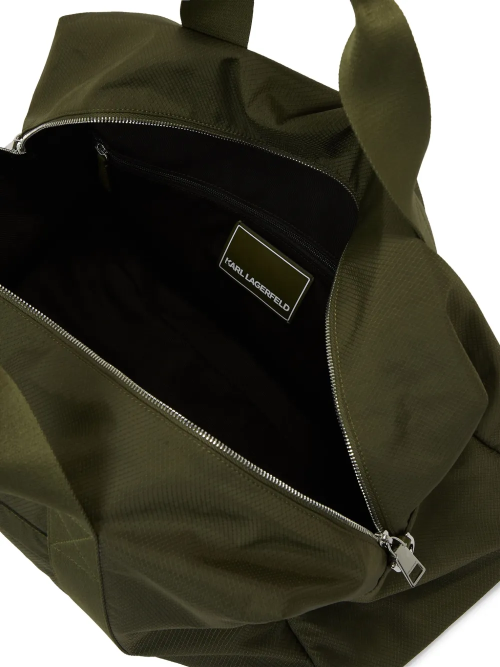 Karl Lagerfeld Rue St-Guillaume duffeltas Groen