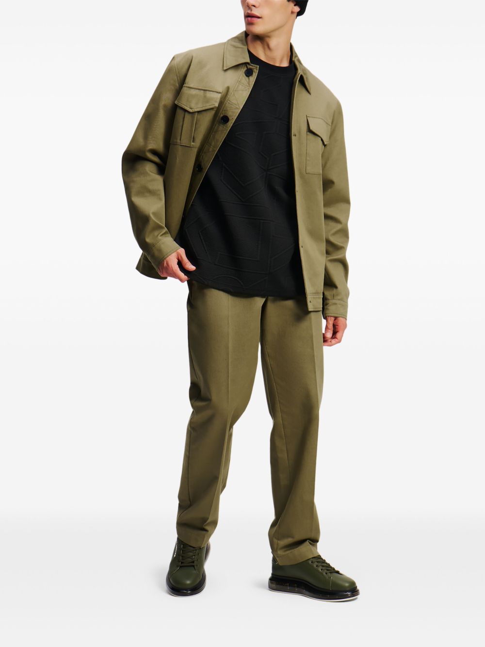 Karl Lagerfeld Chino broek - Groen