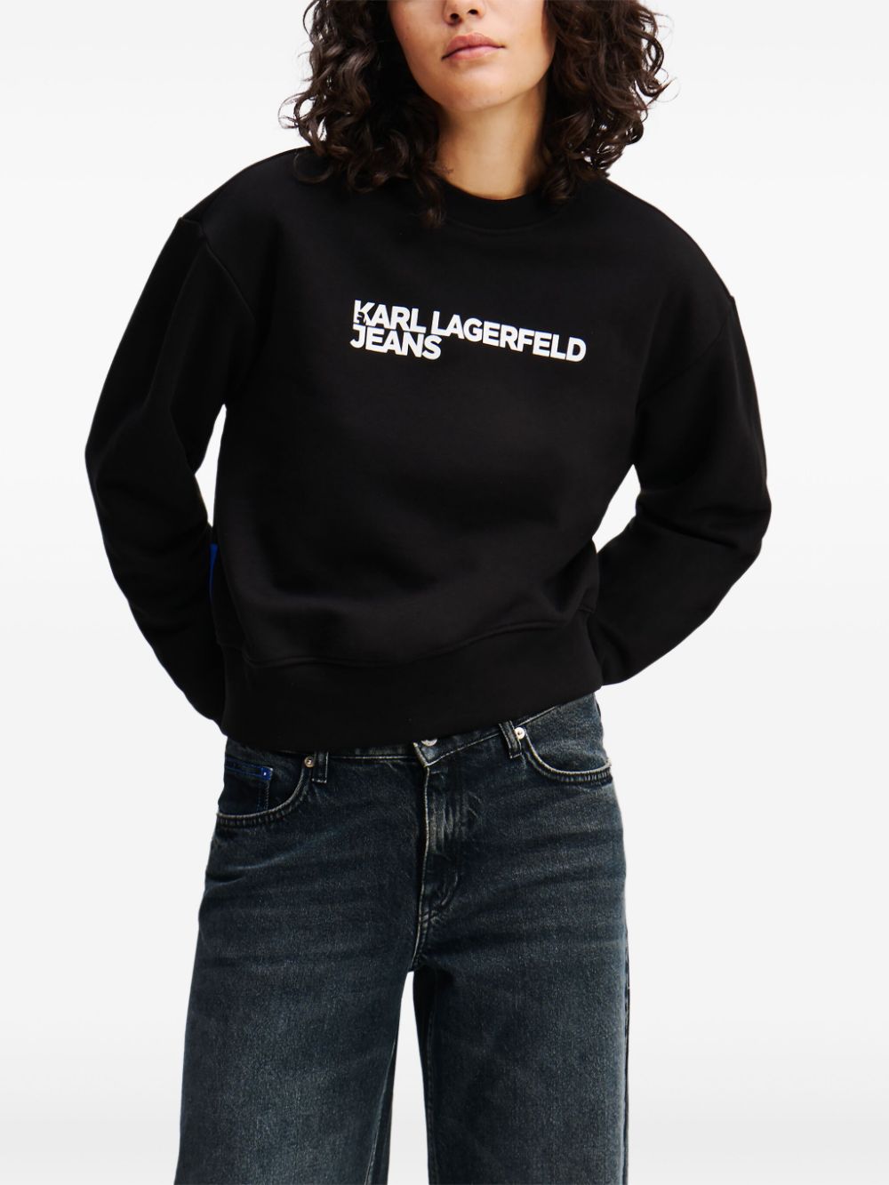 Karl Lagerfeld Jeans Essential logo sweatshirt - Black