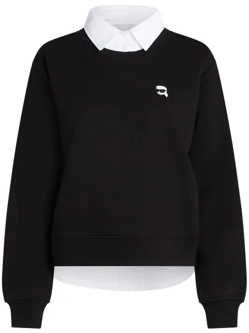 Sweat Ikon à design bicolore - Karl Lagerfeld - Modalova