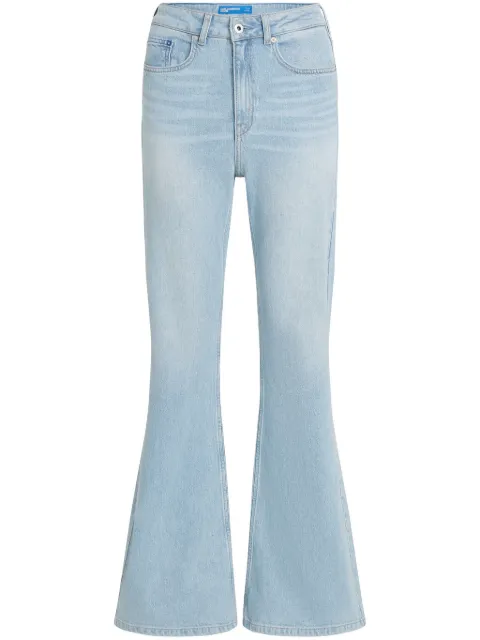 Karl Lagerfeld Jeans jeans acampanados con tiro alto