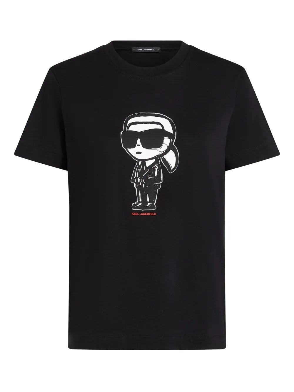 Karl Lagerfeld Ikon T-shirt Zwart