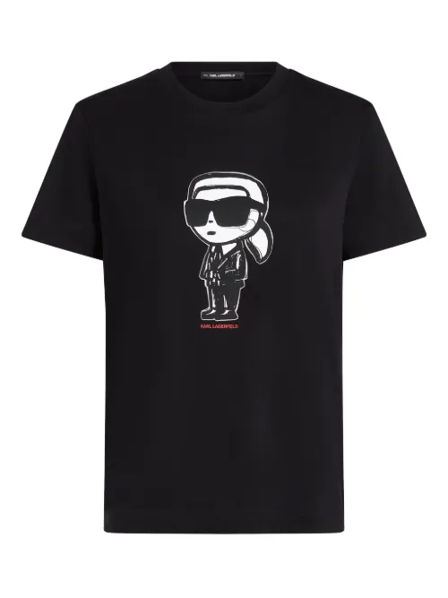 Karl Lagerfeld Ikon T-shirt - Noir - Karl Lagerfeld - Modalova