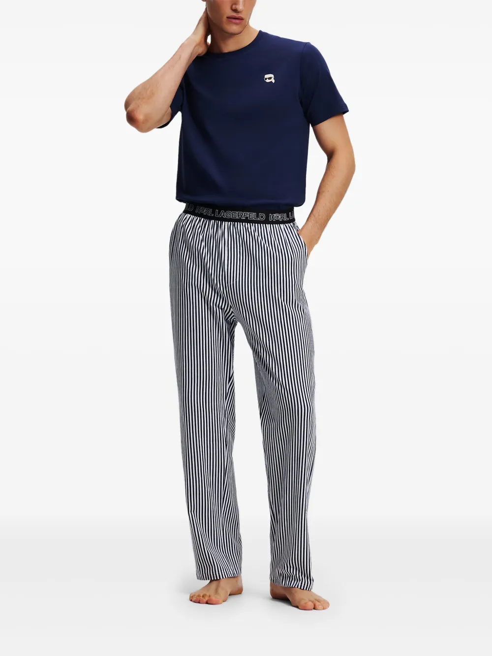 Karl Lagerfeld Ikon pyjama Blauw