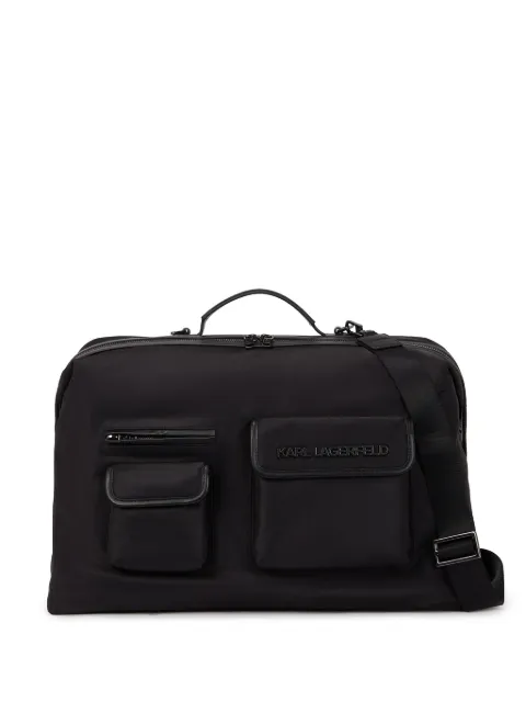 Karl Lagerfeld logo-lettering duffle bag