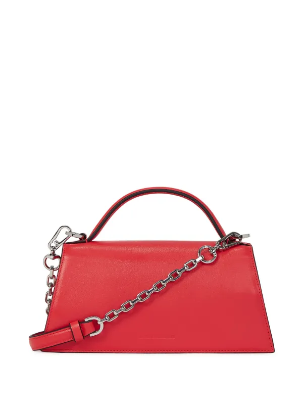 Sac à Main Karl Lagerfeld Rouge Et Rose - Cuir Synthétique - Taille Moyenne - Neuf Sans étiquettes