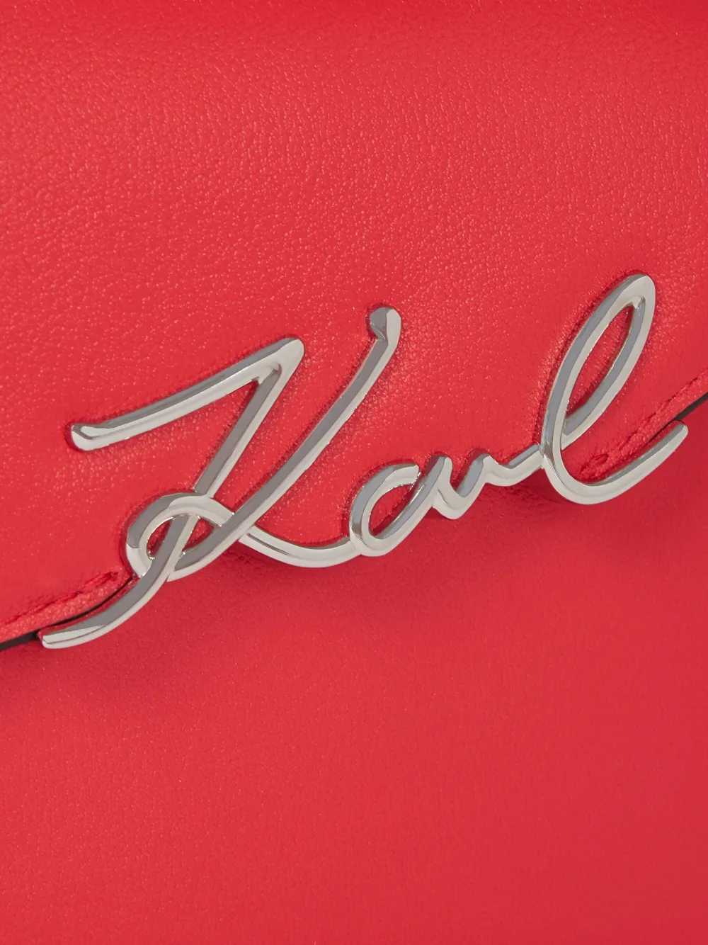 Karl Lagerfeld Crossbodytas met kenmerkende streep Rood