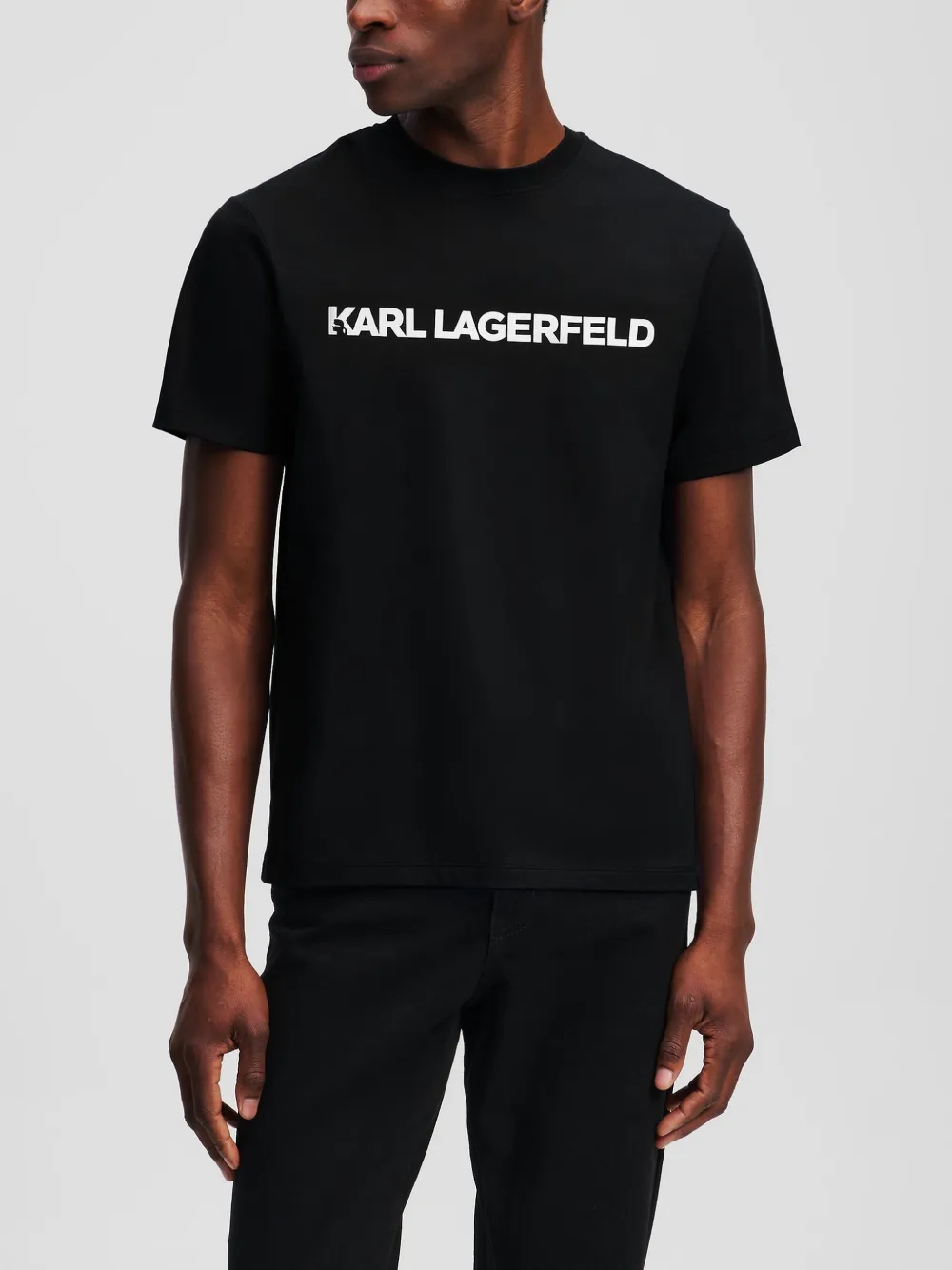 Karl Lagerfeld Essential T-shirt Zwart