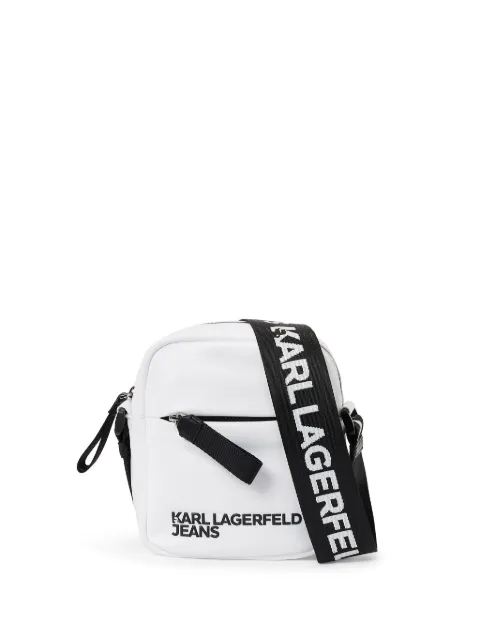 Karl Lagerfeld Jeans شنطة ماسنجر بنقش شعار الماركة