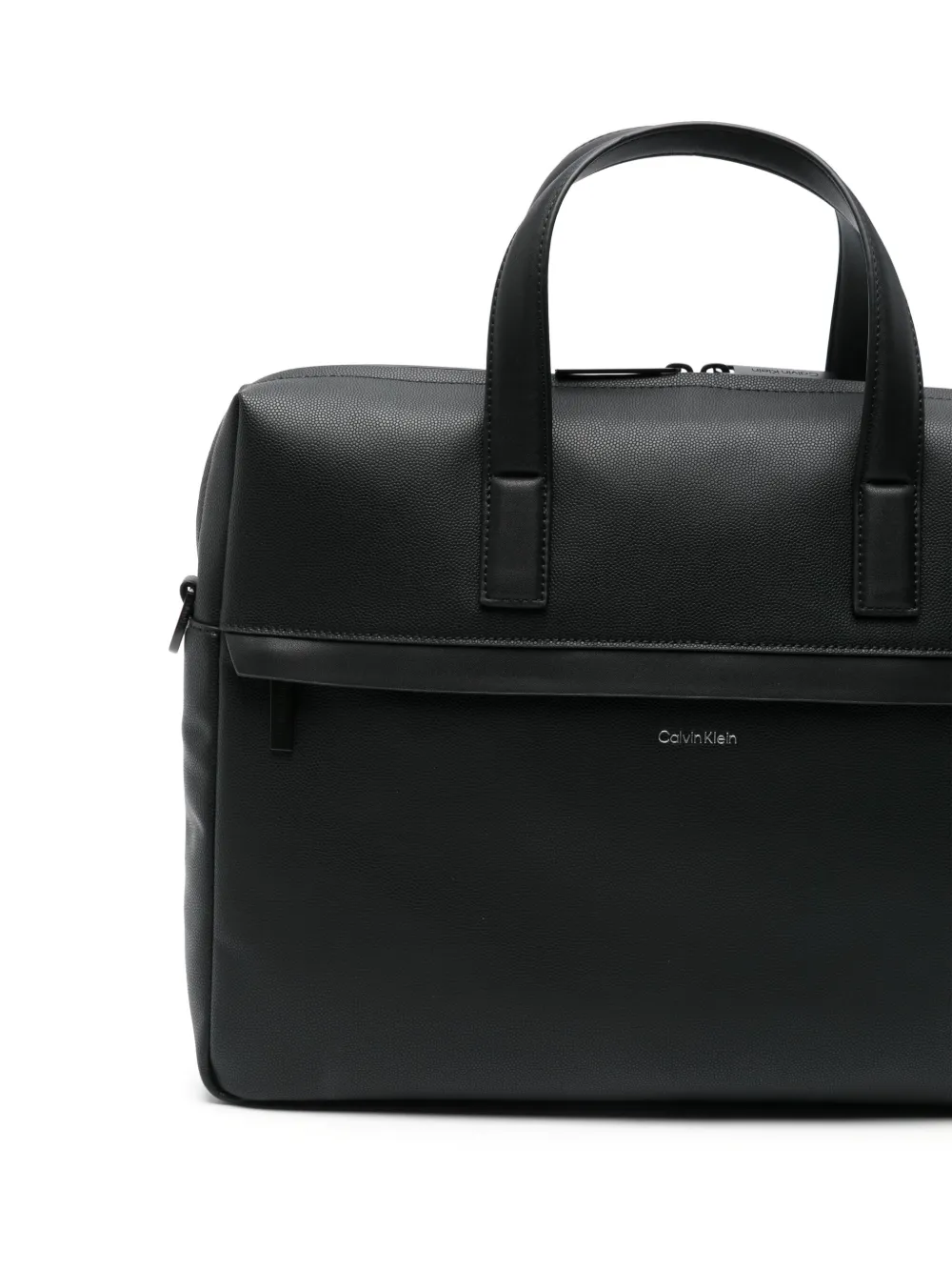 Calvin Klein logo print Briefcase Black FARFETCH