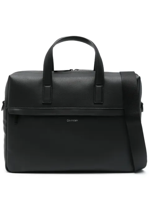 Calvin Klein logo-print briefcase