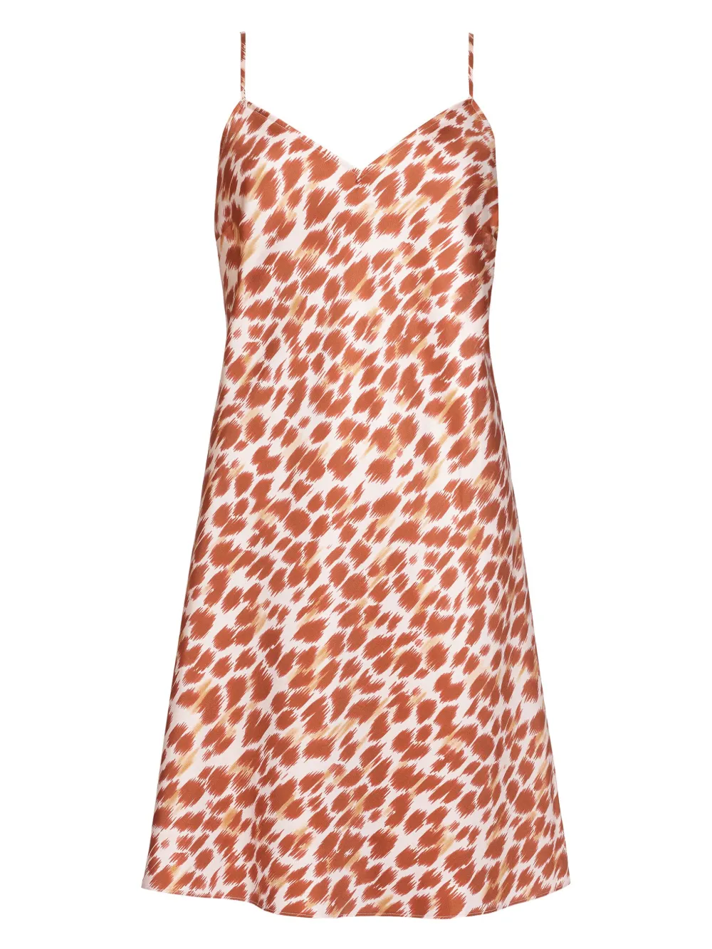 animal-print camisole